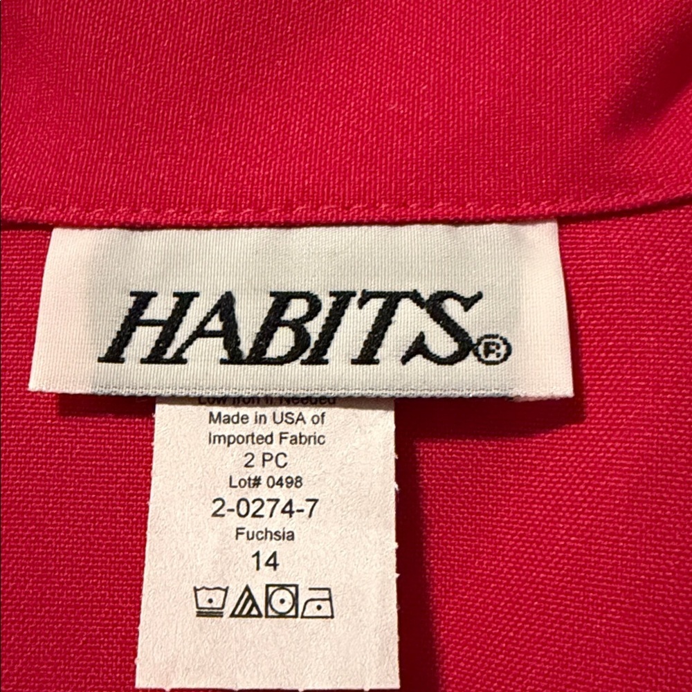 Vintage 
Habits Fuchsia Blazer 2 Piece - Picture 5 of 11
